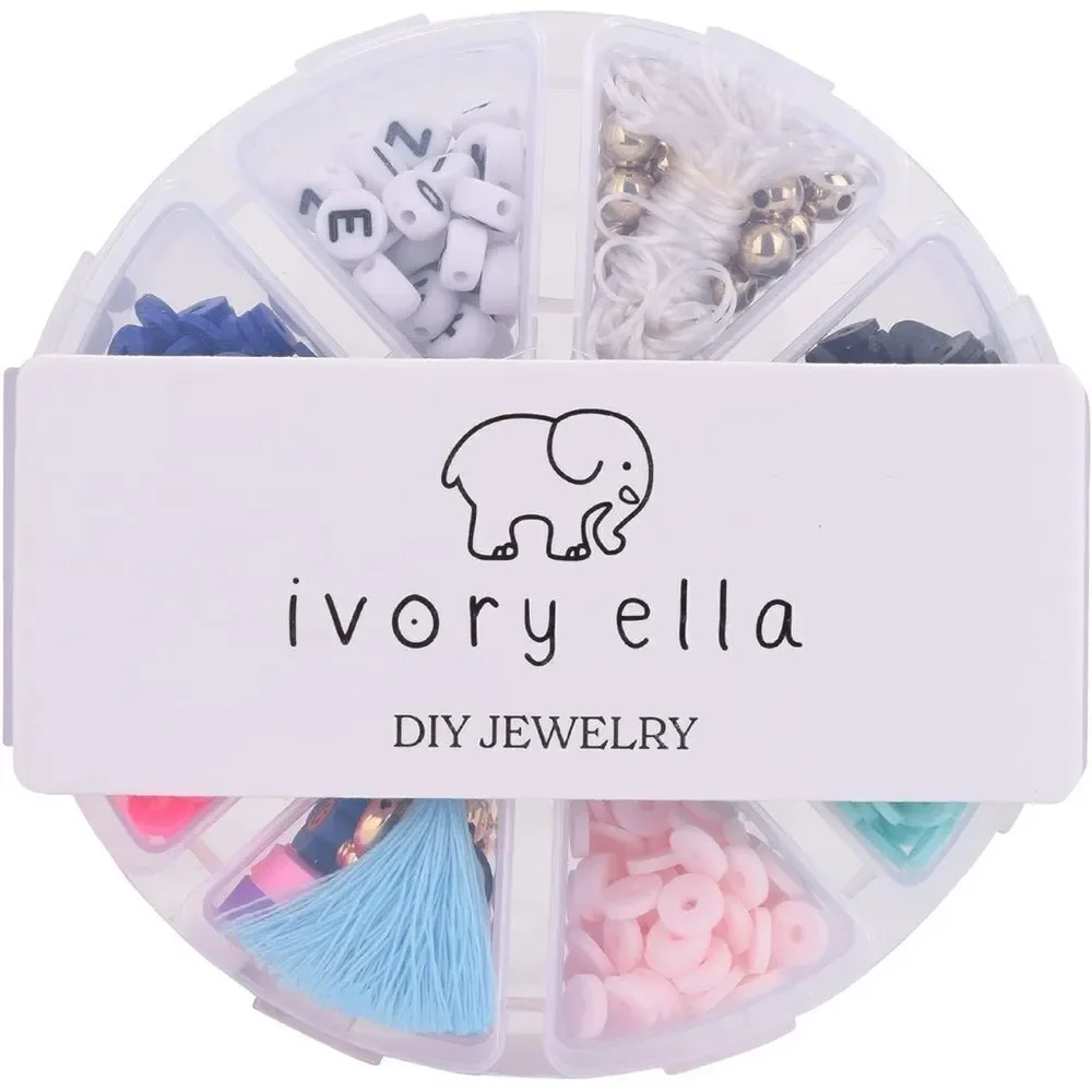 Ivory Ella DIY Jewelry Making Kit for Girls, Teens, 730 Pieces,